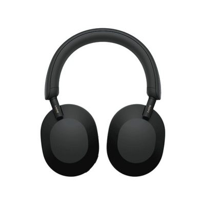 Auriculares inalámbricos - Sony WH-1000XM5SA, Estuche blando, Cancelación ruido , 30h, Hi-Res, Carga Rápida, Bluetooth, Diadema, iOS/Android, Negro