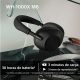 Auriculares inalámbricos - Sony WH-1000XM6, Cancelación ruido, 30h Autonomía, Hi-Res, Carga Rápida, Cómodo, Plegable, iOS/Android, Negro