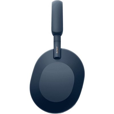 Auriculares inalámbricos - Sony WH1000XM5L, Cancelación ruido (Noise Cancelling), 30h, Hi-Res, Carga Rápida, Con Asistente, Bluetooth, Diadema, Azul