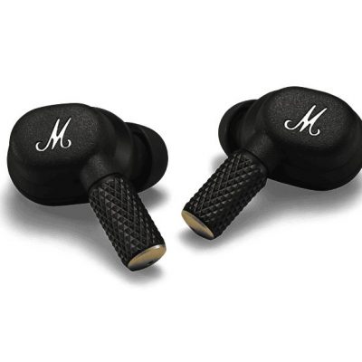 Auriculares True Wireless - Marshall Motif II A.N.C., Cancelación activa ruido, 30h de reproducción, Carga inalámbrica, Negro