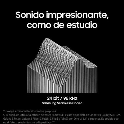 Auriculares True Wireless - Samsung Galaxy Buds3 Pro, ANC, Bluetooth 5.4, Audio 24bits, 3 Micrófonos, Reproducción hasta 30h, Dual Amp, Grafito