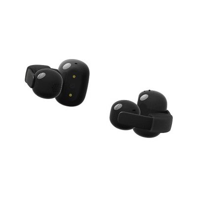 Auriculares True Wireless - Sony LinkBuds Clip, Estilo abierto, 3 modos de escucha, IPX4, Llamadas nítidas, 37 horas, IA, Táctil, iOS/Android, Negro