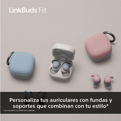 Auriculares True Wireless - Sony LinkBuds Fit, Cancelación de ruido (Noise Cancelling), Bluetooth, HiRes, 21 horas, iOS y Android, Google, IPX4, Verde