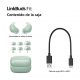 Auriculares True Wireless - Sony LinkBuds Fit, Cancelación de ruido (Noise Cancelling), Bluetooth, HiRes, 21 horas, iOS y Android, Google, IPX4, Verde