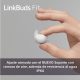 Auriculares True Wireless - Sony LinkBuds Fit, Cancelación de ruido (Noise Cancelling), Bluetooth, HiRes, 21 horas, iOS y Android, Google, IPX4,Blanco