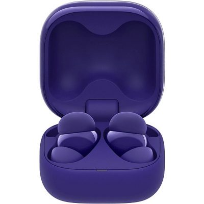 Auriculares True Wireless - Sony LinkBuds Fit, Cancelación de ruido (Noise Cancelling), Bluetooth, HiRes, 21 horas, iOS y Android, Google, IPX4,Morado