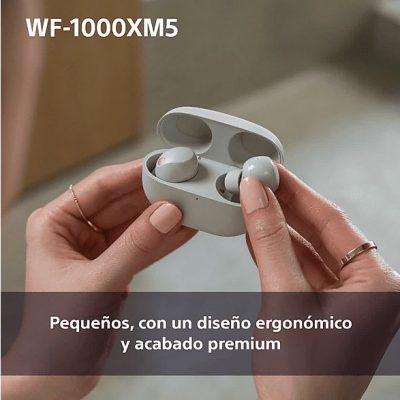 Auriculares True Wireless - Sony WF1000XM5B, Cancelación de ruido (Noise Cancelling), Hi-Res, Google assistant, Alexa, Siri, 24 horas, IPX4, Negro