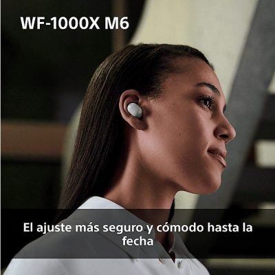 Auriculares True Wireless - Sony WF1000XM6, Cancelación de ruido (ANC), Hi-Res, Bluetooth, Llamadas nítidas, 24 horas, IPX4, iOS/Android, Negro