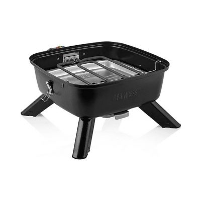 Barbacoa eléctrica - PRINCESS 8713016097514, 2000 W, Negro