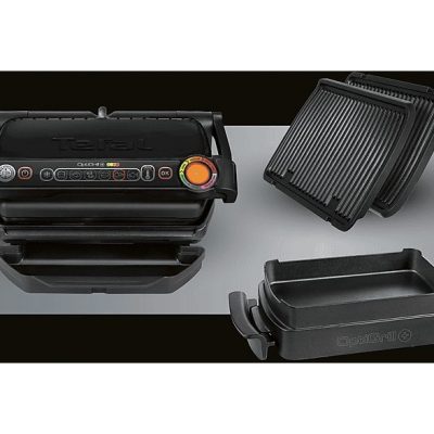 Barbacoa eléctrica - TEFAL GC7148, 2000 W, Negro