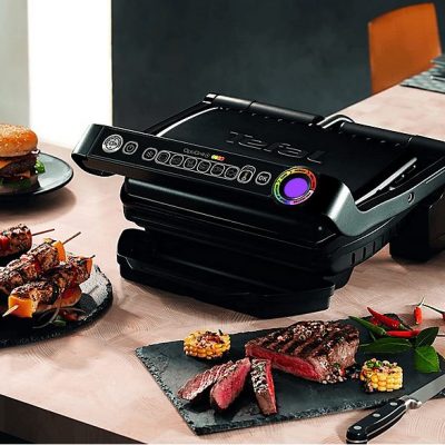 Barbacoa eléctrica - TEFAL GC7148, 2000 W, Negro
