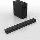 Barra de sonido con subwoofer - PANASONIC BeautyShine, Bluetooth, Subwoofer Inalámbrico, 320 W, Negro