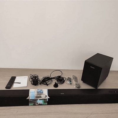 Barra de sonido con subwoofer - PHILIPS TAB5305/10, Bluetooth, Subwoofer Inalámbrico, 70 W, Not available
