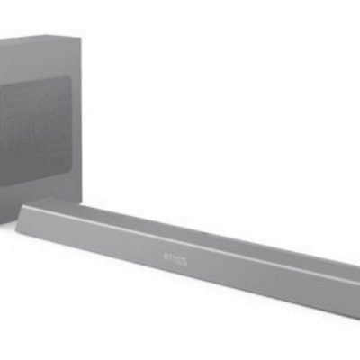 Barra de sonido con subwoofer - PHILIPS TAB8505/10, Bluetooth, Subwoofer Inalámbrico, 200 W, Amazon Alexa, Google Assistant, Plata