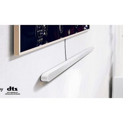 Barra de sonido con subwoofer - SAMSUNG HW-S701D/ZF, Bluetooth, Subwoofer Inalámbrico, 5 W, Google Assistant, Blanco