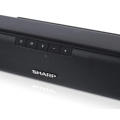 Barra de sonido con subwoofer - SHARP HT-SBW110, Bluetooth, Subwoofer Con cable, 180 W, Negro