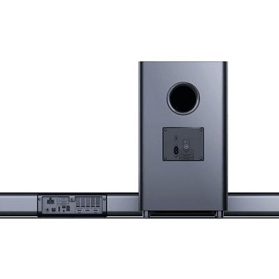 Barra de sonido con subwoofer - SHARP HT-SBW460, Bluetooth, Subwoofer Inalámbrico, 440 W, Metálico