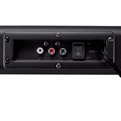 Barra de sonido con subwoofer - THOMSON SB250BT, Bluetooth, Subwoofer Con cable, 200 W, Negro