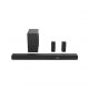 Barra de sonido - Hisense AX5100Q, Bluetooth, Subwoofer Inalámbrico, 580 W, Hi- Concerto, HDMI eARC, Dolby Atmos, Negro