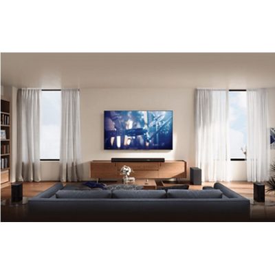 Barra de sonido - Hisense AX5100Q, Bluetooth, Subwoofer Inalámbrico, 580 W, Hi- Concerto, HDMI eARC, Dolby Atmos, Negro