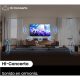 Barra de sonido - Hisense AX5100Q, Bluetooth, Subwoofer Inalámbrico, 580 W, Hi- Concerto, HDMI eARC, Dolby Atmos, Negro