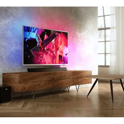 Barra de sonido - PHILIPS TAB5305/12, Bluetooth, Subwoofer Inalámbrico, 70 W, Negro