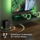 Barra de sonido - PHILIPS TAB5309/10, Bluetooth, Subwoofer Inalámbrico, 120 W, Gris oscuro