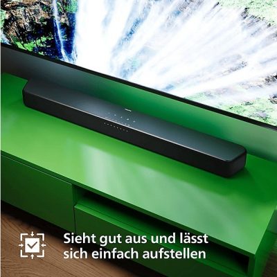 Barra de sonido - PHILIPS TAB5309/10, Bluetooth, Subwoofer Inalámbrico, 120 W, Gris oscuro