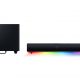 Barra de sonido - Razer Leviathan V2, Con Subwoofer,  Para PC, Bluetooth 5.2, Personalización RGB , 18 Zonas de iluminación, Negro