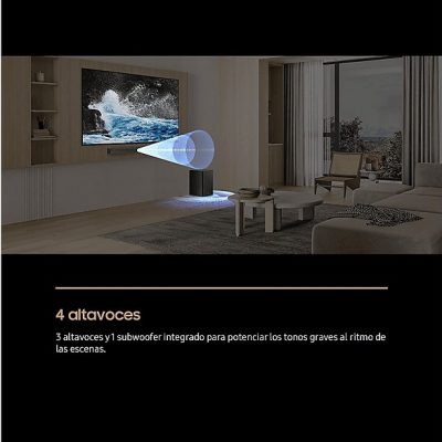 Barra de sonido - Samsung HW-B66CF/ZF, Bluetooth, Inalámbrico, 370 W, Subwoofer y Dolby Atmos, 3.1 canales, Negro