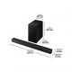 Barra de sonido - Samsung HW-B66CF/ZF, Bluetooth, Inalámbrico, 370 W, Subwoofer y Dolby Atmos, 3.1 canales, Negro