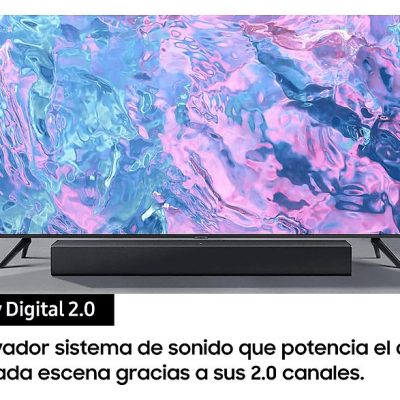 Barra de sonido - SAMSUNG HW-C400/ZF, Bluetooth, Subwoofer No, 40 W, Negro