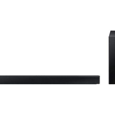 Barra de sonido - SAMSUNG HW-C450/ZF, Bluetooth, Subwoofer Inalámbrico, 40 W, Negro