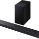 Barra de sonido - Samsung HW-Q600F/ZF, Bluetooth, Inalámbrico, 380 W, Subwoofer y Dolby Atmos inalámbrico, 3.1.2 canales, Negro