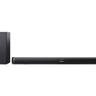 Barra de sonido - SHARP HT-SBW202, Bluetooth, Subwoofer Con cable, 100 W, Negro