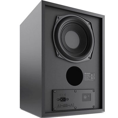 Barra de sonido - SHARP HT-SBW202, Bluetooth, Subwoofer Con cable, 100 W, Negro