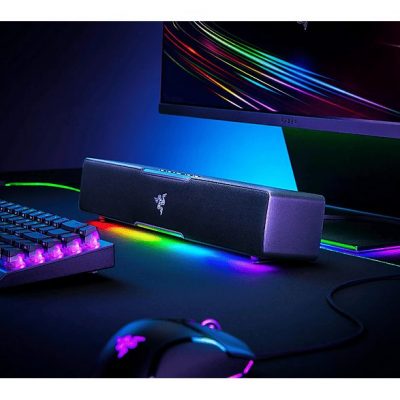 Barra de sonido sin subwoofer - RAZER Leviathan V2 X, Bluetooth, Subwoofer No, 3 W, Negro