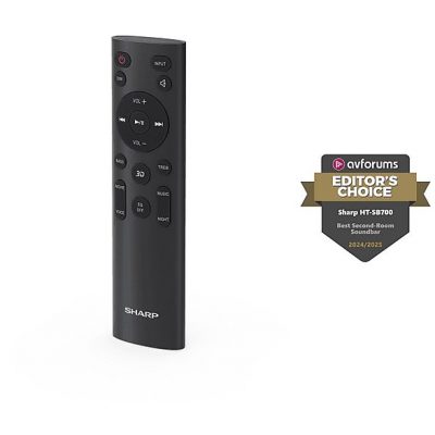Barra de sonido sin subwoofer - SHARP HT-SB700, Bluetooth, Subwoofer No, 140 W, Negro