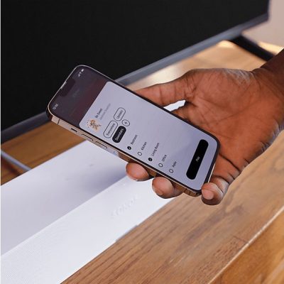 Barra de sonido - Sonos Ray, WiFi, AirPlay 2, Control táctil, Luces LED, Blanco