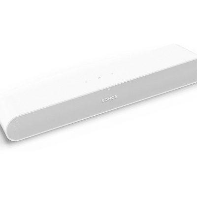 Barra de sonido - Sonos Ray, WiFi, AirPlay 2, Control táctil, Luces LED, Blanco