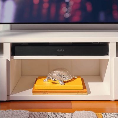 Barra de sonido - Sonos Ray, WiFi, AirPlay 2, Control táctil, Luces LED, Negro