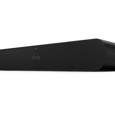 Barra de sonido - Sonos Ray, WiFi, AirPlay 2, Control táctil, Luces LED, Negro