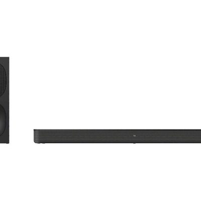 Barra de sonido - Sony HT-S400, Bluetooth, Subwoofer inalámbrico, 330 W, S-Force PRO Surround, Negro