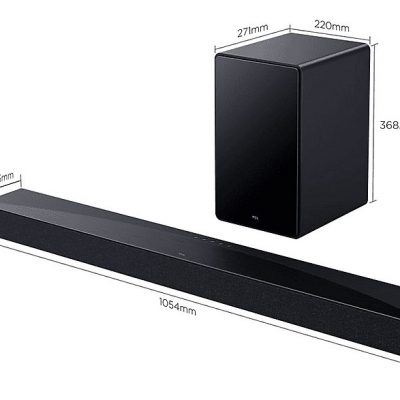Barra de sonido - TCL Q65H, Bluetooth, Inalámbrico, 580W, Canal 5.1, Negro titantio