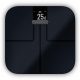 Báscula de baño - GARMIN 010-02294-12, Peso máximo 181,4 kg, Batería/s AAA, Indicador Masa Corporal (IMC), Bluetooth, Negro