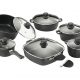 Batería de cocina - KARCHER 112914, 16 l, Aluminio, Negro