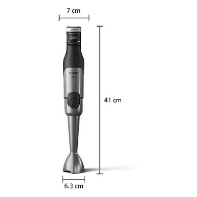 Batidora de mano - PHILIPS HR2685/00, 1200 W, Totalmente variable velocidades, Negro