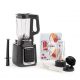 Batidora de vaso - Moulinex InfinyMix+ LM91HD, 1600 W, 2.6 L, 6 Cuchillas, 10 velocidades, Tecnología Powelix, 5 Programas, Vaso Tritan, Titanio
