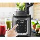 Batidora de vaso - Moulinex InfinyMix+ LM91HD, 1600 W, 2.6 L, 6 Cuchillas, 10 velocidades, Tecnología Powelix, 5 Programas, Vaso Tritan, Titanio