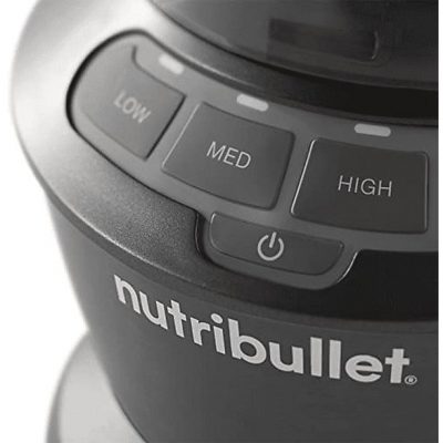 Batidora de vaso - NUTRIBULLET NBF-28400-1003GG, 1200 W, 1.89 l, Negro